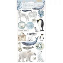 Chipboard - 15x30 cm - Antarktisz