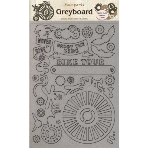 A4 Greyboard /2 mm - Bicycle