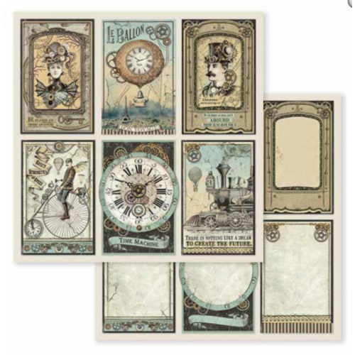Kétoldalas papír - Voyages Fantastiques cards