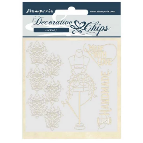Decorative chips 14x14 cm - Couture