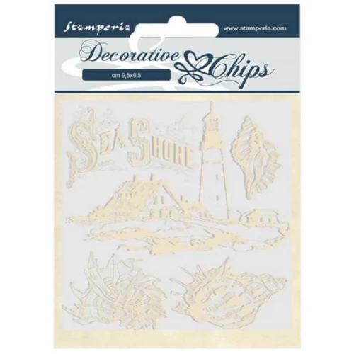 Decorative chips 14x14 cm - Sea Shore 