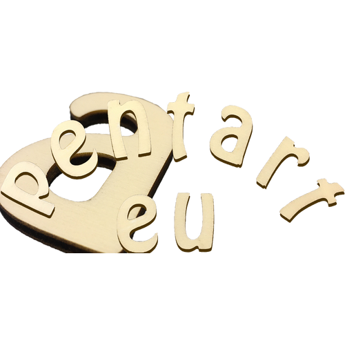 Pentart Fa betűk és számok OB4