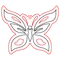 Fafigura, 5 db/csomag - lepke 271
