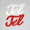 Filc felirat Tél 2 db (piros-fehér)