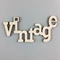 Fafelirat, 10 cm, 3 db/csomag – Vintage
