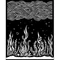 Vastag stencil cm 20X25 - Songs of the Sea corals and poseidonias