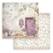 Scrapbooking kétoldalas papír - Lavender door