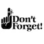 Stamperia Akrilpecsételő 5 x 7 cm Don't forget Stamperia Akrilpecsételő 5 x 7 cm Don't forget