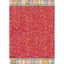 Dekupázs rizspapír A4 csom. - Patchwork minta piros háttérrel Dekupázs rizspapír A4 csom. - Patchwork minta piros háttérrel