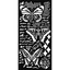 Stamperia StencilTD méret 12x25 cm/ 0,5 mm -  Pillangók Stamperia StencilTD méret 12x25 cm/ 0,5 mm -  Pillangók