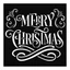 Stamperia StencilTD méret 18x18 cm/ 0,5 mm -  Merry Christmas Stamperia StencilTD méret 18x18 cm/ 0,5 mm -  Merry Christmas