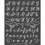 Stencil TD méret 20x15 cm/ 0,2mm - ABC Stencil TD méret 20x15 cm/ 0,2mm - ABC
