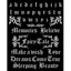 Vastag stencil 20x25 cm - Csipkerózsika ABC és idézetek Vastag stencil 20x25 cm - Csipkerózsika ABC és idézetek