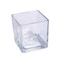 Üveg mécsestartó 10 x 10 x 10 cm