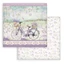 Scrapbook papír kétoldalas - Provence bicikli Scrapbook papír kétoldalas - Provence bicikli
