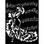Vastag stencil cm 20X25 - Desire táncos Vastag stencil cm 20X25 - Desire táncos