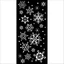 Vastag stencil 12x15 cm - Christmas snowflakes Vastag stencil 12x15 cm - Christmas snowflakes