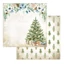 Scrapbooking kétoldalas papír - Romantic Cozy winter Christmas tree Scrapbooking kétoldalas papír - Romantic Cozy winter Christmas tree