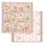 Scrapbooking kétoldalas papír - Rose Parfum tags Scrapbooking kétoldalas papír - Rose Parfum tags
