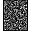 Vastag stencil cm 20X25 - Magic Forest swirls pattern Vastag stencil cm 20X25 - Magic Forest swirls pattern