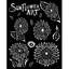 Vastag stencil cm 20x25 - Sunflower Art sunflowers Vastag stencil cm 20x25 - Sunflower Art sunflowers