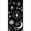 Vastag stencil cm 12X25 - Christmas stars and moon Vastag stencil cm 12X25 - Christmas stars and moon