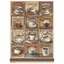 A4 rizspapír csom. - Coffee and Chocolate tags with cups A4 rizspapír csom. - Coffee and Chocolate tags with cups
