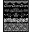 Vastag stencil cm 20X25 - Romance Forever borders Vastag stencil cm 20X25 - Romance Forever borders