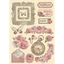 Színes fafigurák A5 - Shabby Rose Színes fafigurák A5 - Shabby Rose