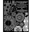 Vastag stencil cm 20X25 - Fortune macrocosm mixed patterns Vastag stencil cm 20X25 - Fortune macrocosm mixed patterns