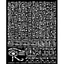 Vastag stencil cm 20X25 - Fortune Egypt Vastag stencil cm 20X25 - Fortune Egypt