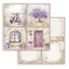 Scrapbooking kétoldalas papír - Lavender 4 cards Scrapbooking kétoldalas papír - Lavender 4 cards