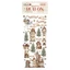 Rub-on cm 10,16x21,6 - Gear up for Christmas cozy houses Rub-on cm 10,16x21,6 - Gear up for Christmas cozy houses