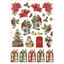 A4 rizspapír csom. - Classic Christmas socks and hourses A4 rizspapír csom. - Classic Christmas socks and hourses