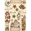 Színes fafigura A5 - Gear up for Christmas cozy houses Színes fafigura A5 - Gear up for Christmas cozy houses