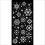 Vastag stencil cm 12X25 - Gear up for Christmas snowflakes Vastag stencil cm 12X25 - Gear up for Christmas snowflakes